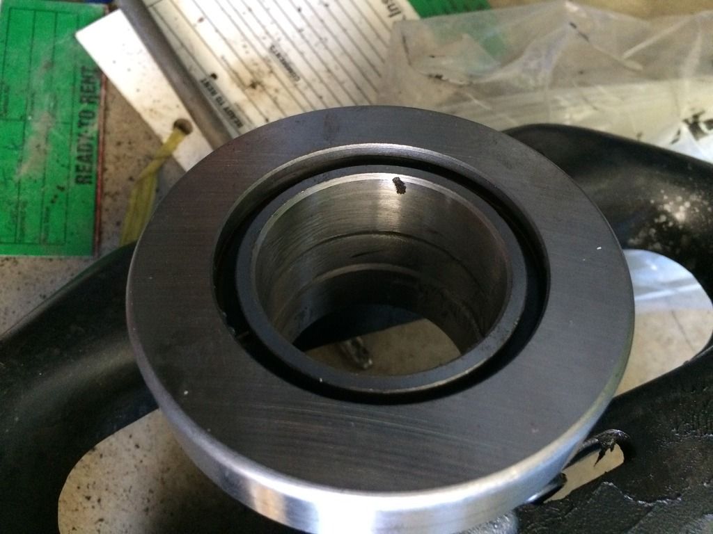 Pitting on inner race of throwout bearing Dodge Cummins Diesel Forum